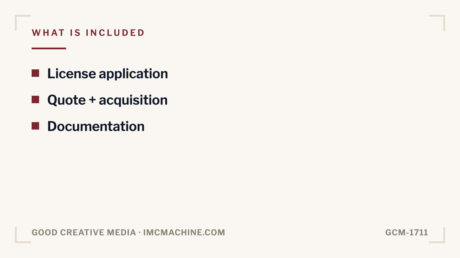 GCM-1711. Cover-Song Mechanical-License Application Support