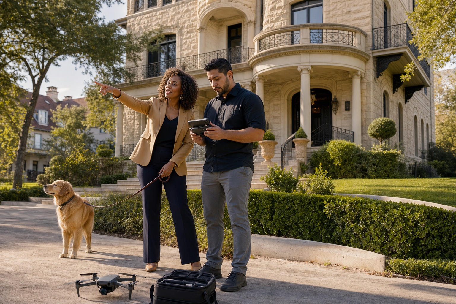 GCM-2508. Residential Aerial Drone Session