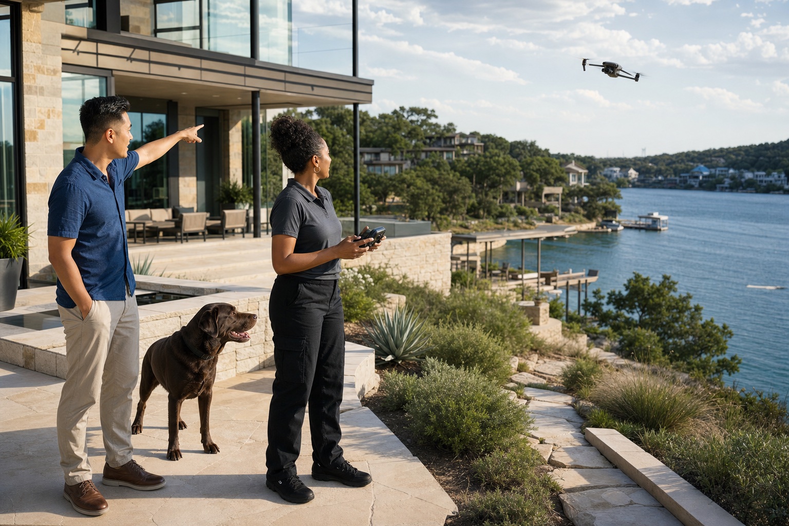 GCM-2508. Residential Aerial Drone Session