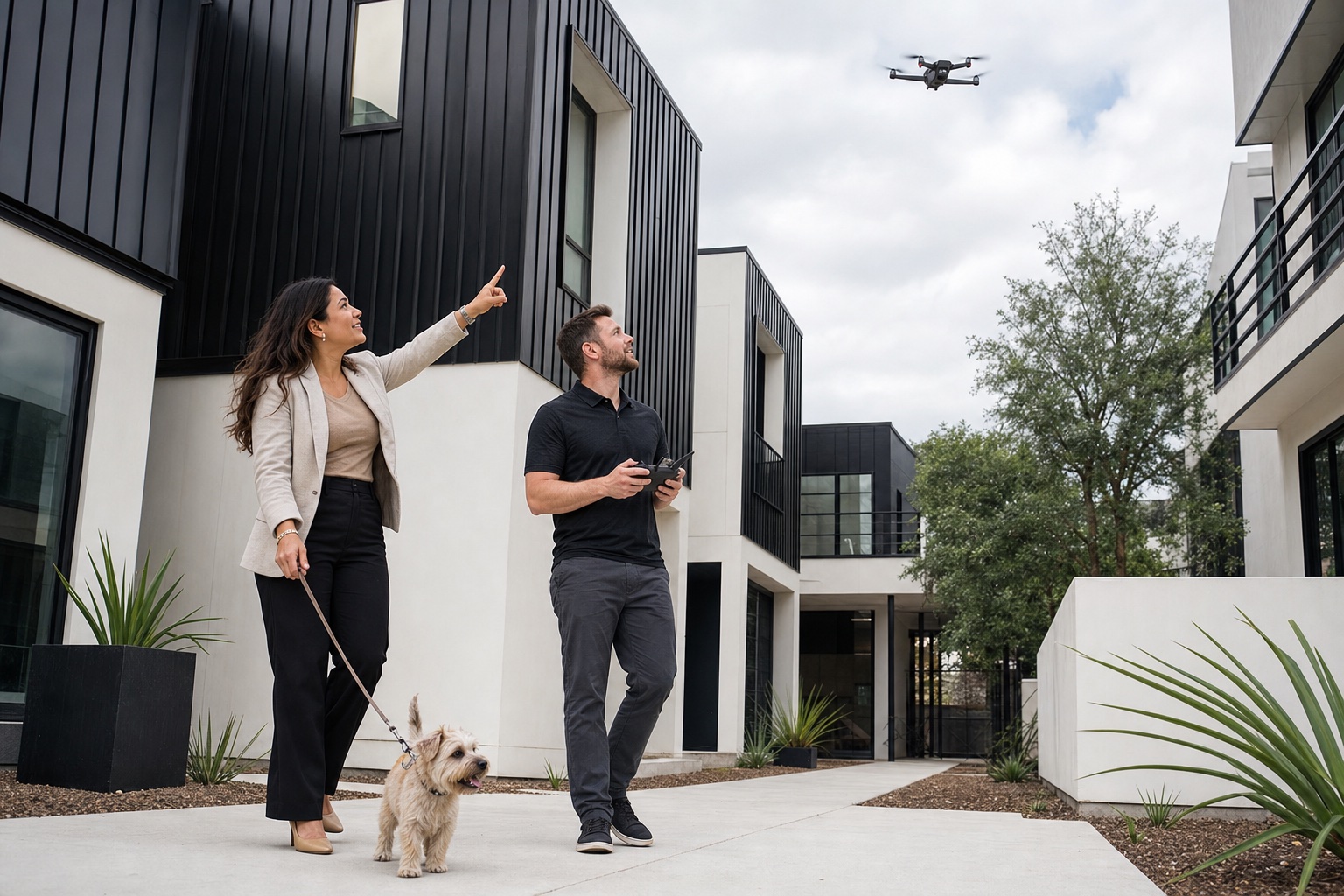 GCM-2508. Residential Aerial Drone Session